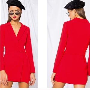 - superdown Joan Belted Blazer Mini Dress